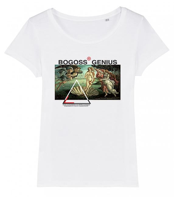 Naissance de Vénus T-shirt blanc femme - bogossgenius