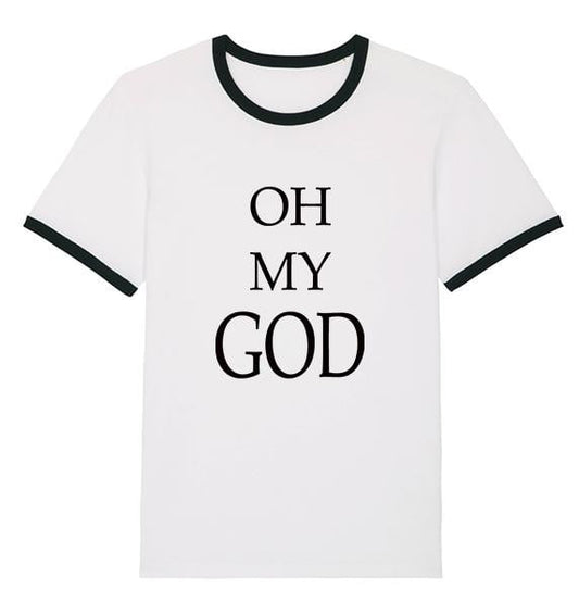 Oh My God Tee-shirt bords contrastés - bogossgenius