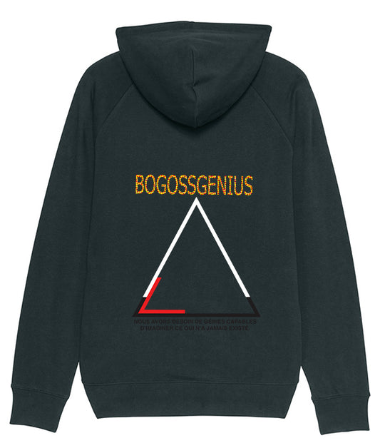 sweat à capuche imprimé - bogossgenius® - bogossgenius