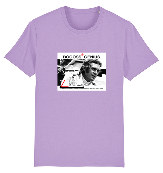 T-SHIRT BIO POUR HOMME IMAGE STEVE MCQUEEN - bogossgenius