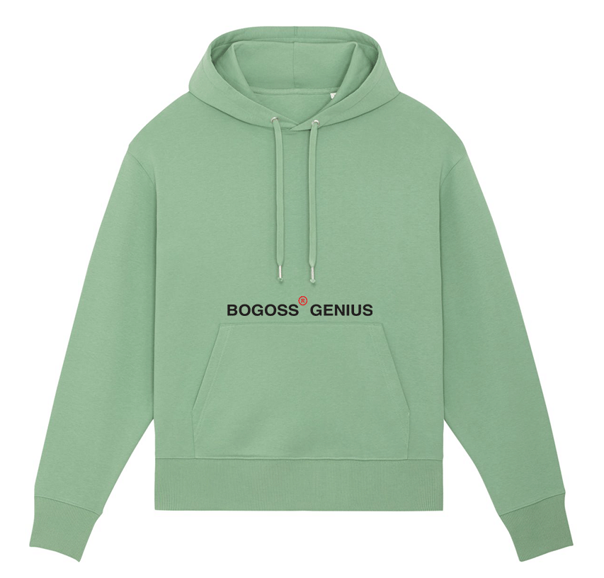 Sweat hoodies iconique bogossgenius® à capuche couleur dusty mint
