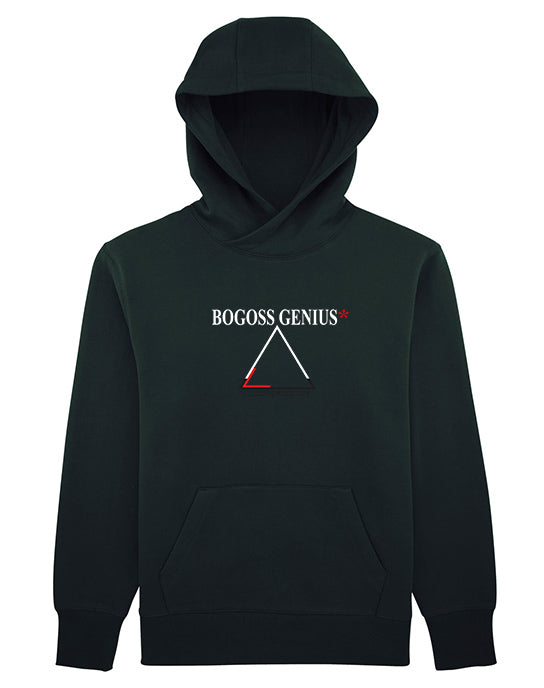 Sweatshirt noir capuche - Logo Name print BG - bogossgenius