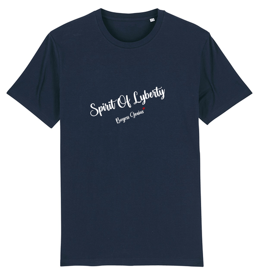 T-SHIRT HOMME FRENCH NAVY SPIRIT OF LIBERTY
