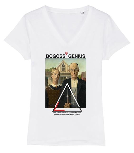 American Gothic t-shirt illustré COL V - bogossgenius