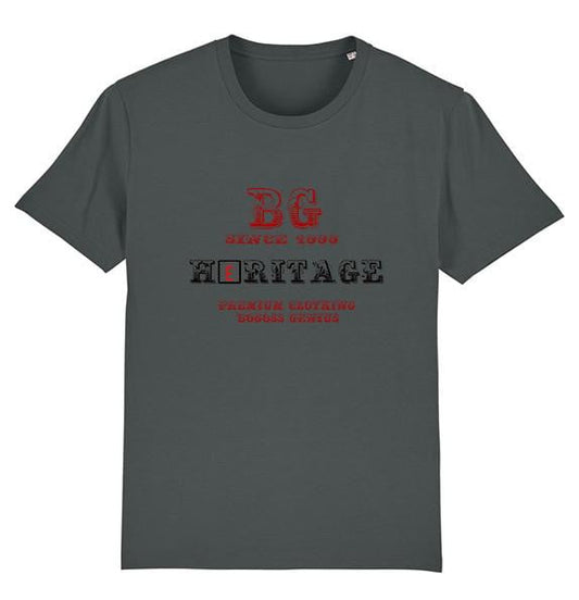 teeshirt anthracite héritage - bogossgenius