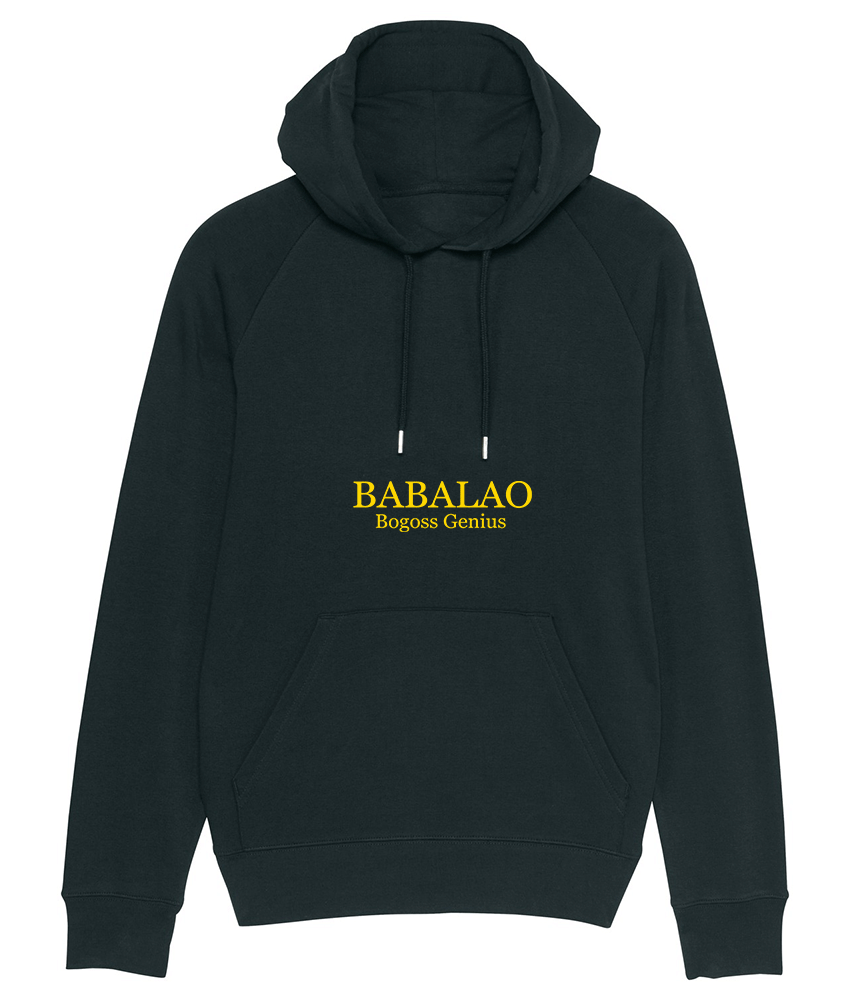 Babalao sweatshirt noir capuche - bogossgenius