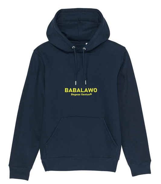 Babalawo sweatshirt french navy - bogossgenius