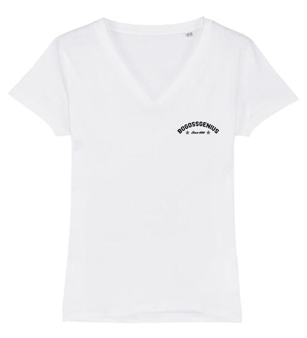 Col V t-shirt blanc - bogossgenius