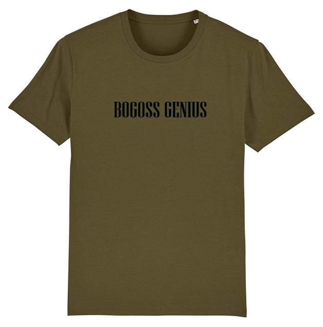 T-shirt british khaki bogossgenius - bogossgenius