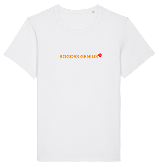 T-shirt blanc en coton bio logo brand BG