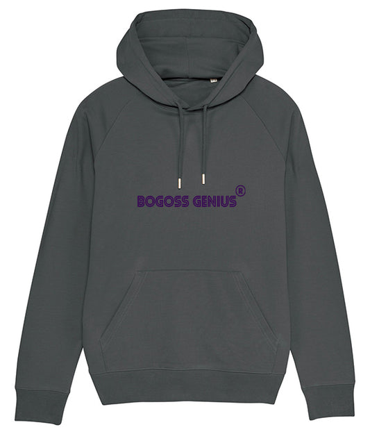 Sweat Hoodie capuche gris anthracite bogossgenius® - bogossgenius