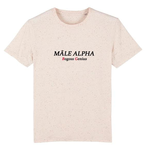 Mâle Alpha t-shirt écru beige - bogossgenius