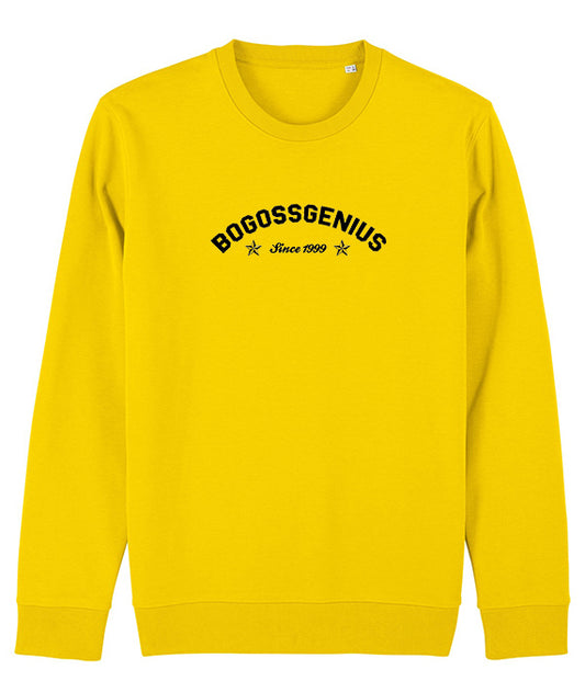 Sweat Jaune imrimé noir - bogossgenius