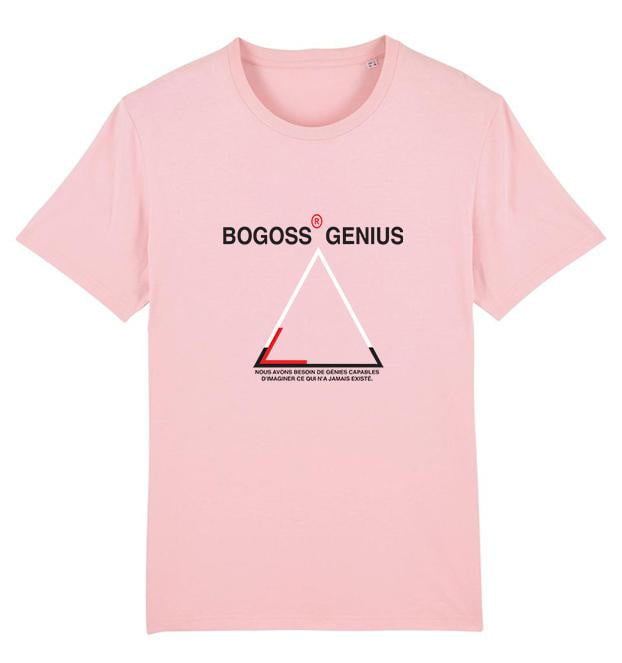 T-shirt coton bio manches courtes bogossgenius - bogossgenius