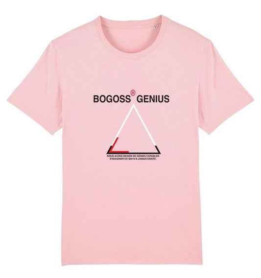 T-shirt coton bio manches courtes bogossgenius - bogossgenius