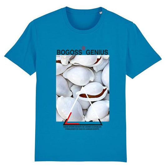 T-shirt bleu cauris - bogossgenius