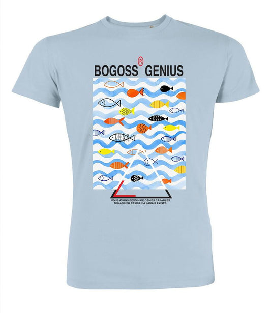 T-shirt à manches courtes poissons - bogossgenius