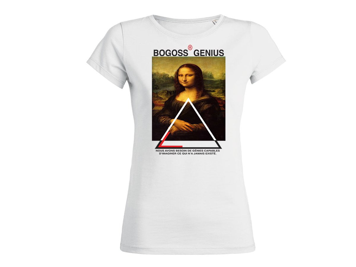 T-shirt femme Mona Lisa - bogossgenius