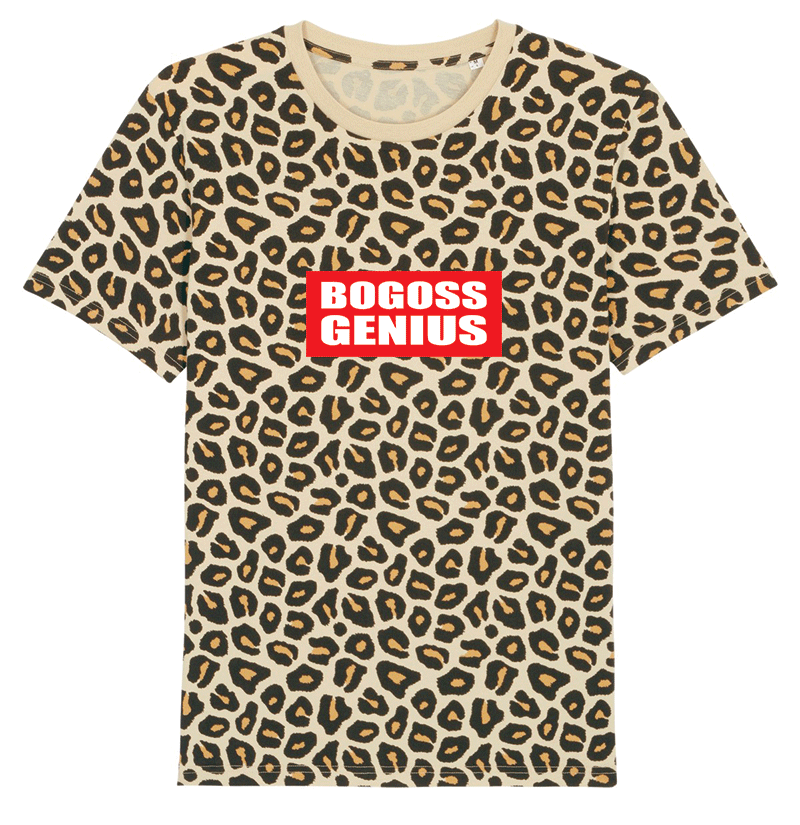 Bogossgenius® Box Logo tee-shirt leopard - bogossgenius