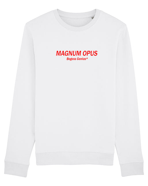 Magnum Opus sweat blanc BG-R - bogossgenius
