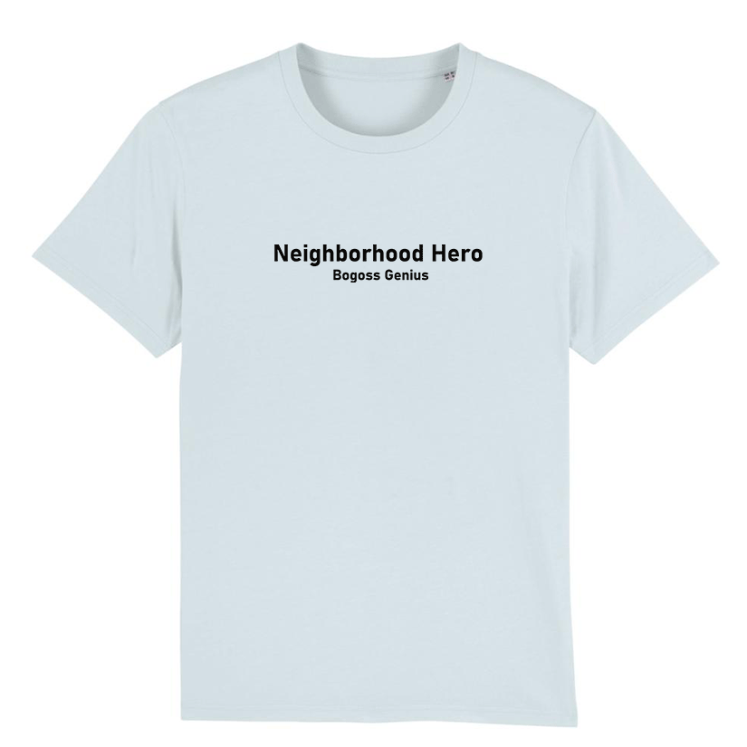 Neighborhood Hero t-shirt baby blue - bogossgenius