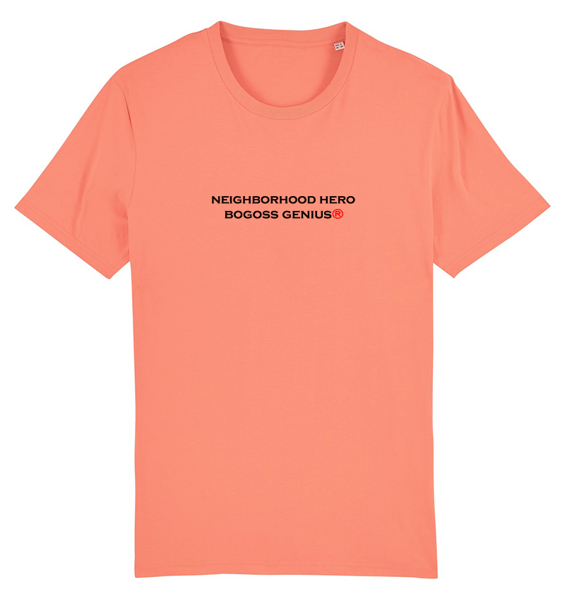 Neighborhood Hero t-shirt coton bio Sunset Orange - SOLD OUT