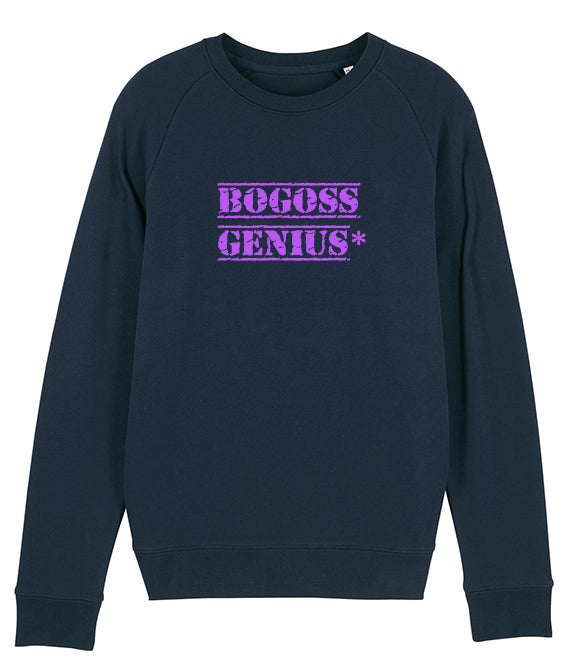 Sweatshirt bleu marine BogossGenius® - bogossgenius
