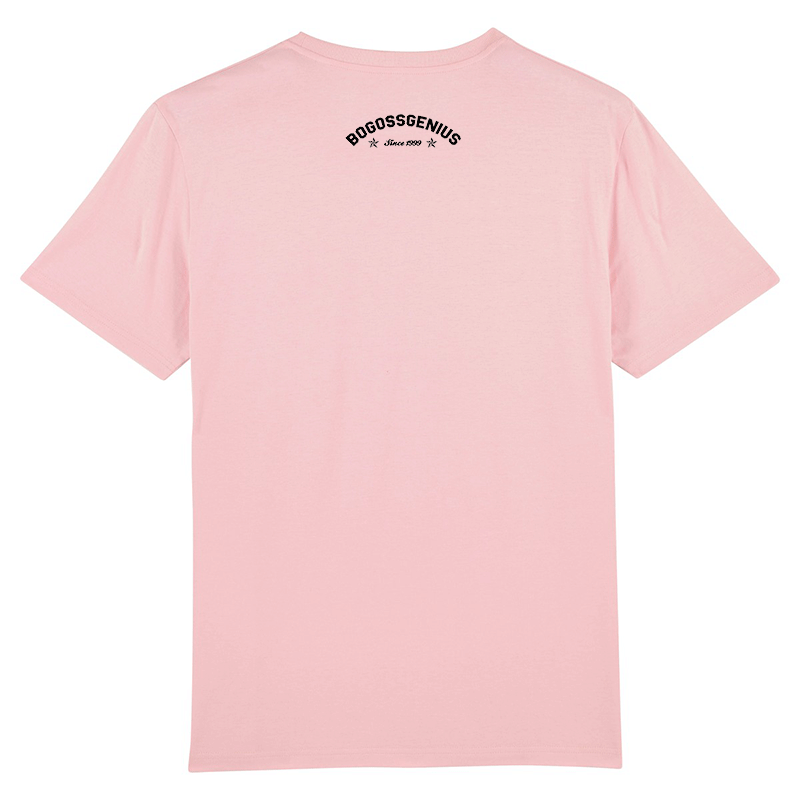 Paradise t-shirt rose coton bio - bogossgenius