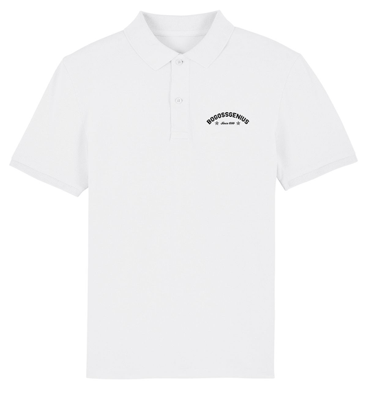 POLO BLANC BOGOSSGENIUS® HOMME COTON BIO - bogossgenius