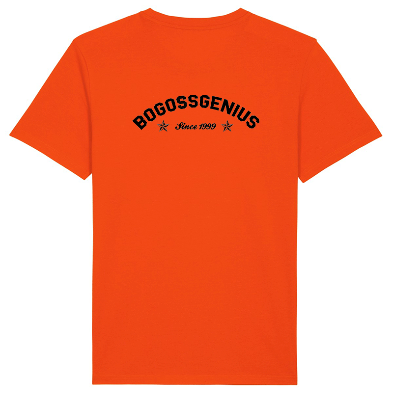 Icon skateboard tee-shirt orange tanger - bogossgenius