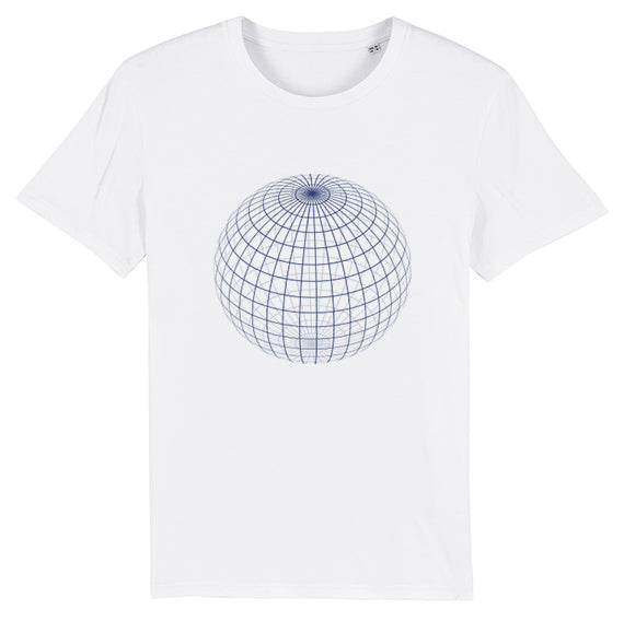 Sphère t-shirt blanc bogossgenius® - bogossgenius