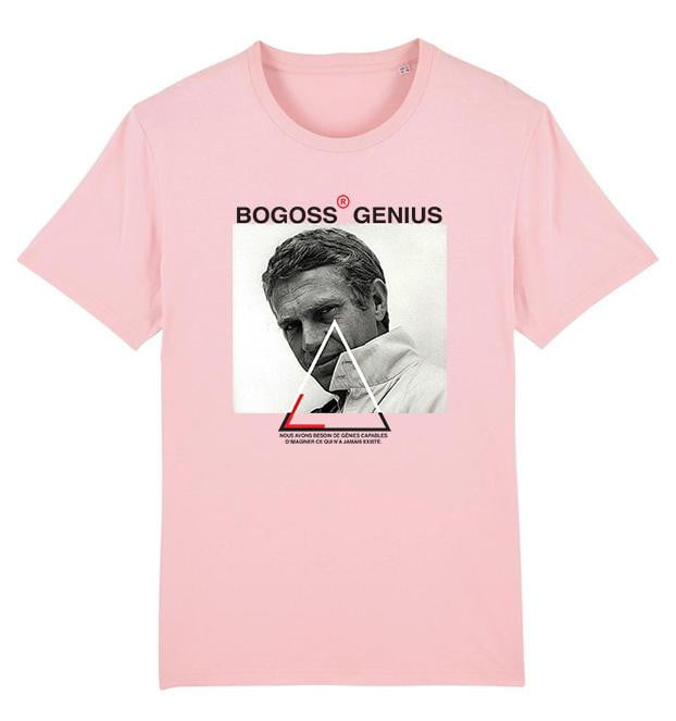 T-shirt Rose Steve Mc Queen - bogossgenius