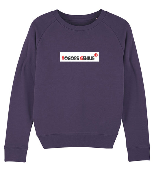 Sweat femme couleur plum - BG - bogossgenius