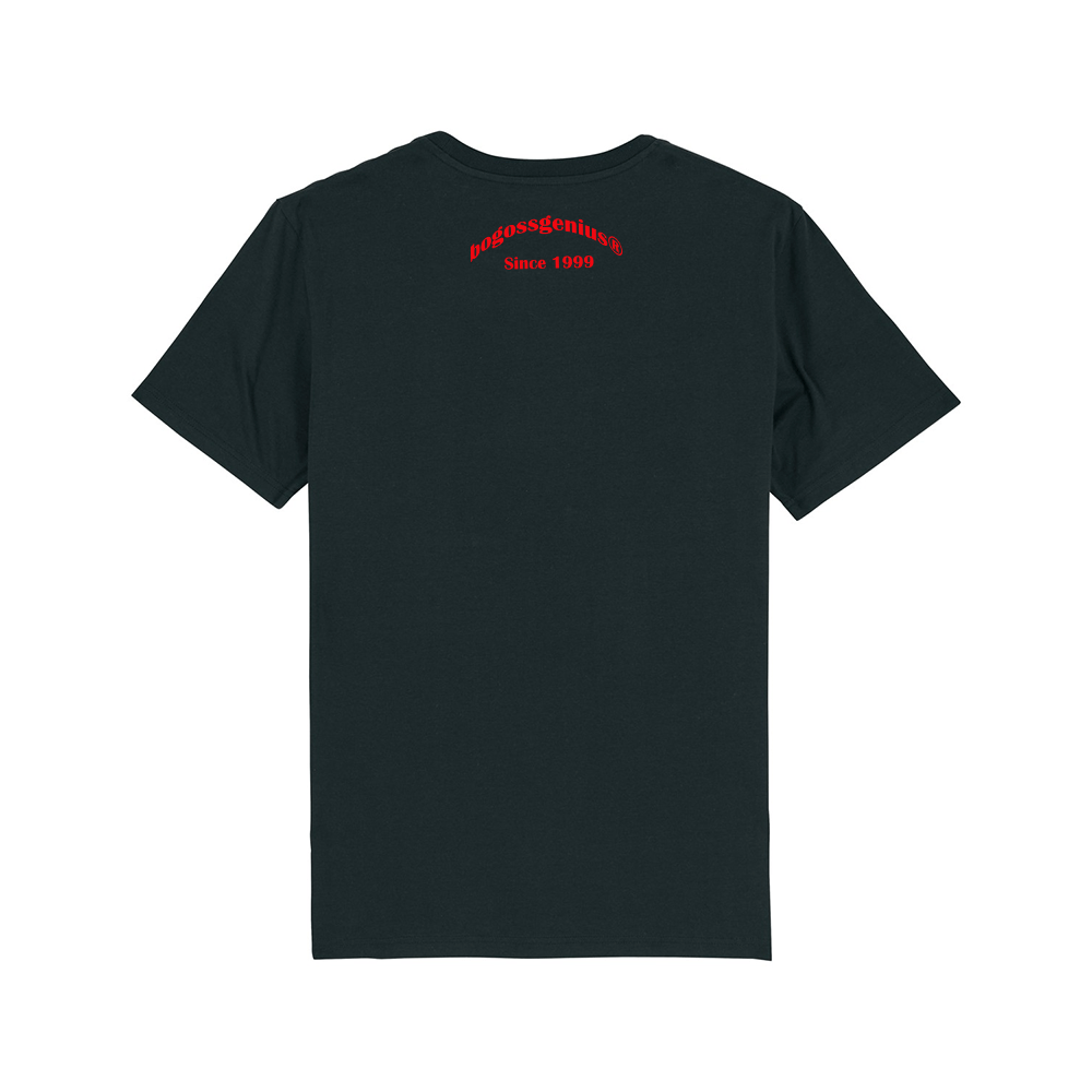 t-shirt noir en coton bio - Pray Design - bogossgenius
