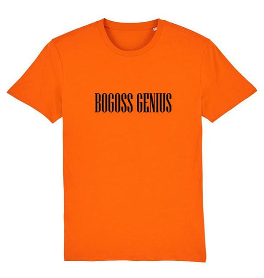 T-shirt orange bogossgenius - bogossgenius