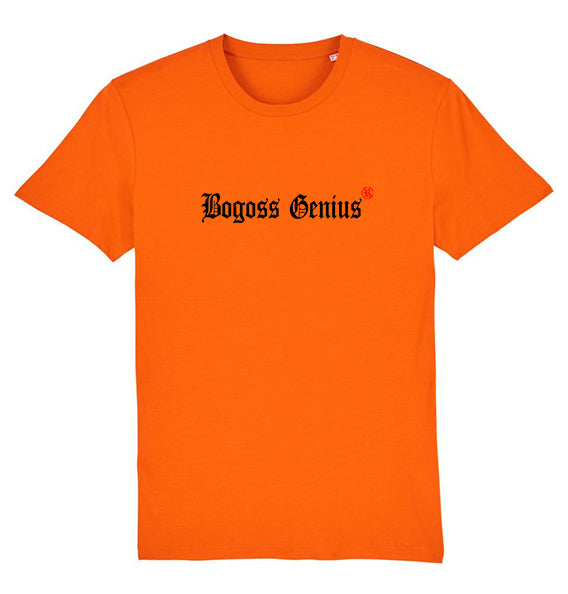 Orange t-shirt black London - bogossgenius