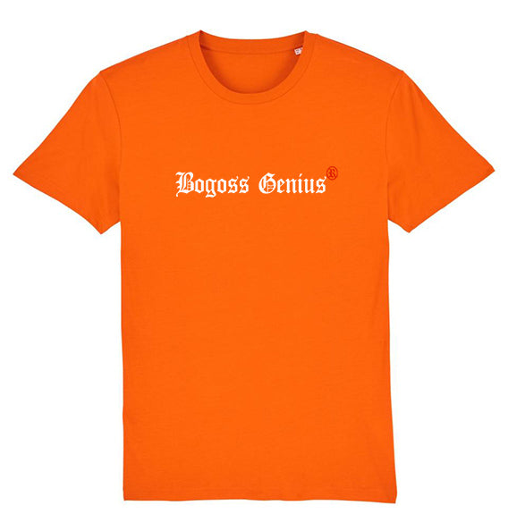Tee-shirt orange white London - bogossgenius