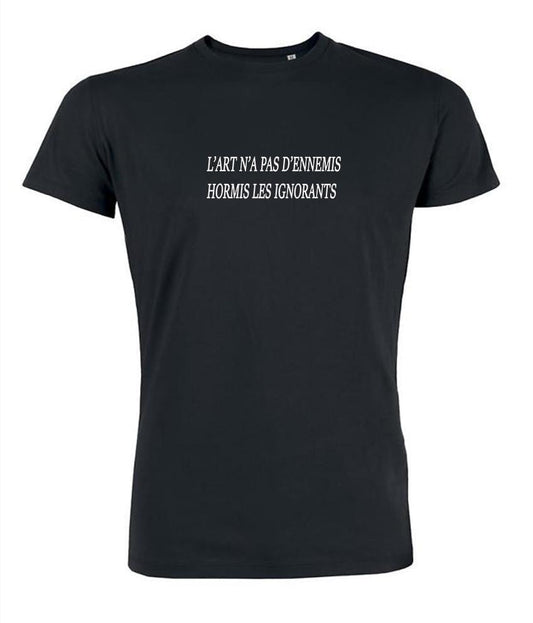 T-shirt Noir à message - bogossgenius