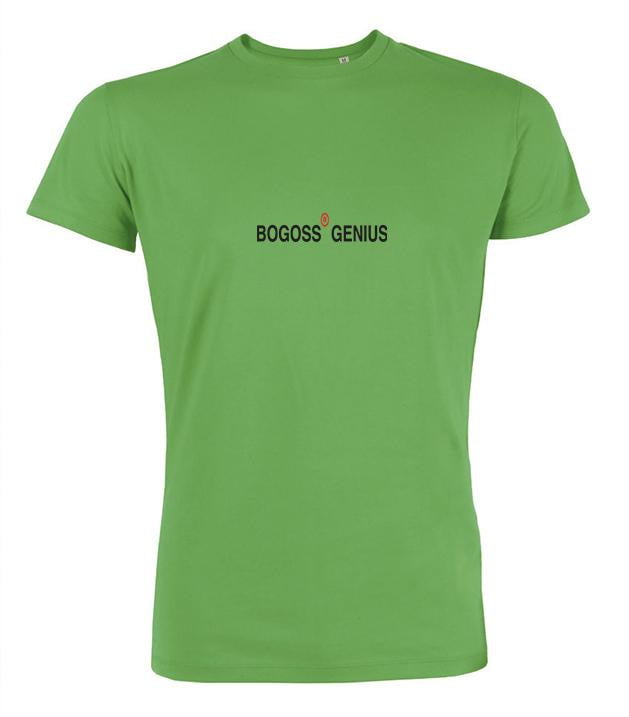 T-shirt vert en coton bio BG - bogossgenius
